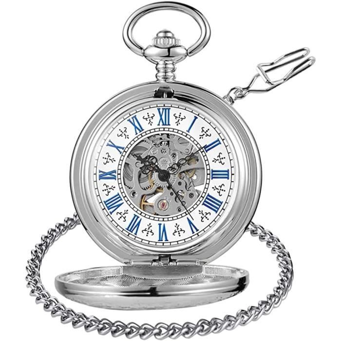 PAEUREU Montre de Poche Montre de Poche avec chaîne Montre de
