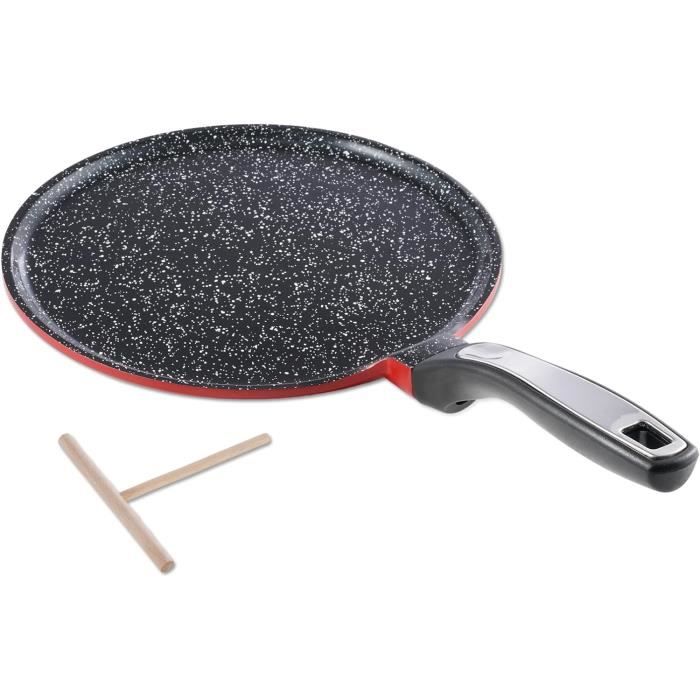 Kinghoff KH-1127 Poêle à Crêpes 22 Cm Granit Antiadhésive Induction