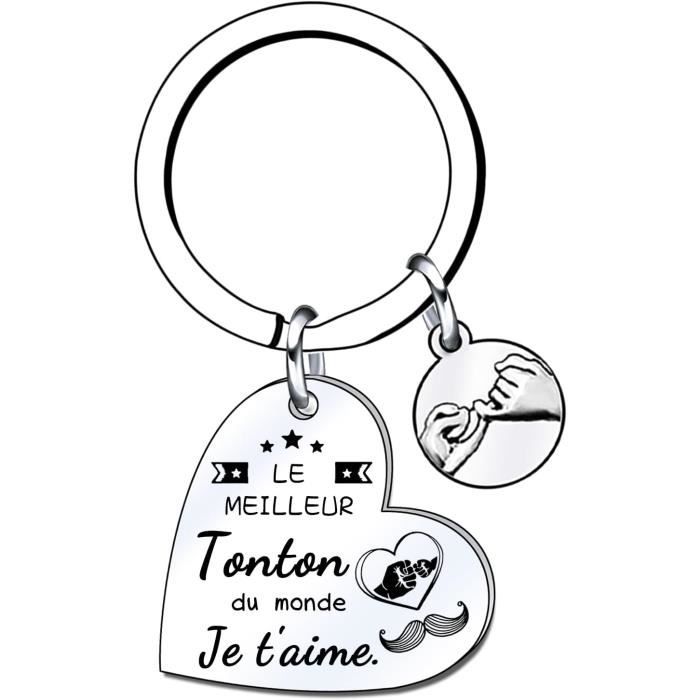2PS Cadeaux Noël Tonton Tata - Porte-clés Annonce Grossesse Tu Vas Bientôt Être Tonton Tata