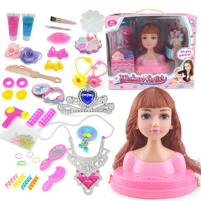 poupee tete a coiffer