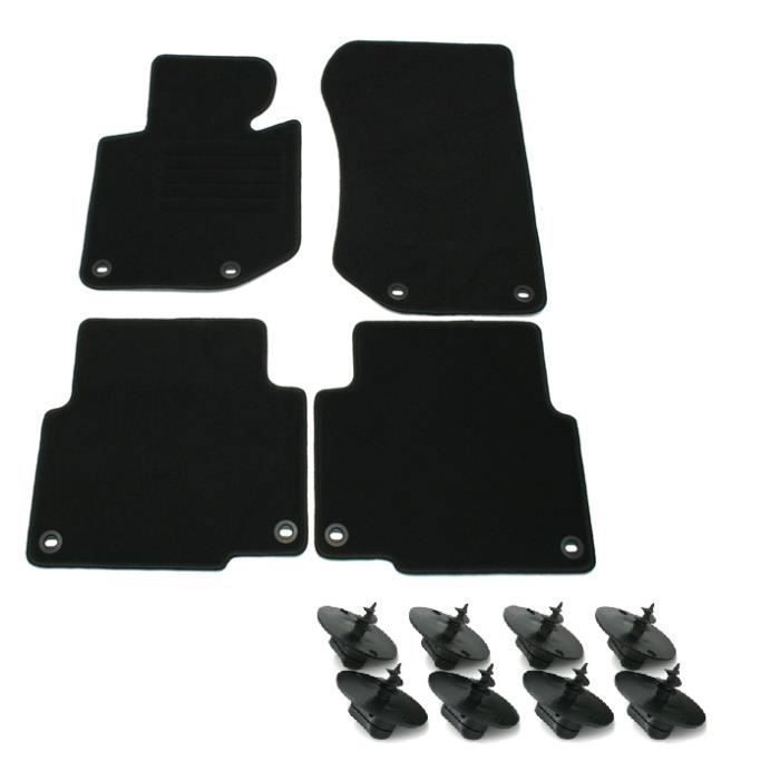 TAPIS SOL BMW SERIE 3 E36 BERLINE COUPE TOURING NOIR SUR MESURE MOQUETTE