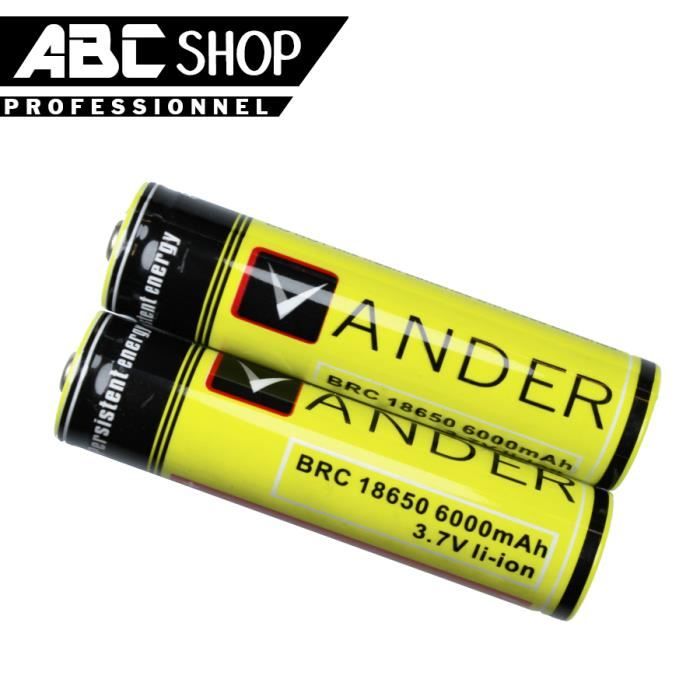 roekeloos Samenstelling twee weken 2 PILE ACCU BATTERIE RECHARGEABLE 18650 3.7V 6000mAh Li-ion BATTERY AKKU - Cdiscount Jeux - Jouets roekeloos Samenstelling twee weken 2 PILE ACCU BATTERIE RECHARGEABLE 18650 3.7V 6000mAh Li-ion BATTERY AKKU - Cdiscount Jeux - Jouets
