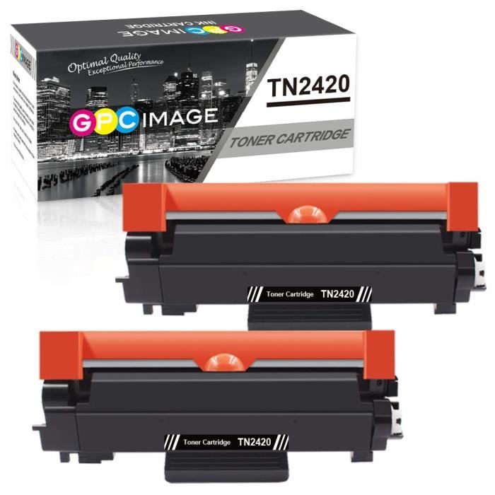 GPC Image TN2420 TN-2420 Cartouche de Toner Compatible pour TN2410
