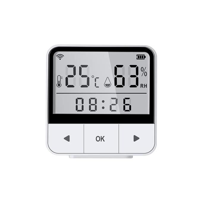 Thermostat Capteur D'Humidité De Température Wifi Avec Alarme Appliquer