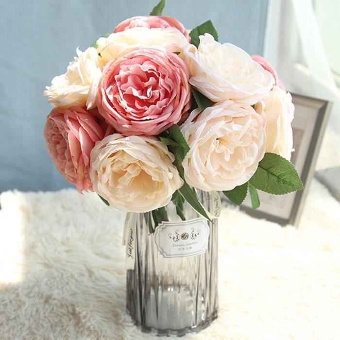 5 T ºte Bouquet Pivoine Artificielle Rose Fleurs D Cor Maison Soie Faux Fleur Pivoines Fleurs Artificielles Pour Mariage Bricolage Cdiscount Maison 5 T ºte Bouquet Pivoine Artificielle Rose Fleurs D Cor Maison Soie Faux Fleur Pivoines Fleurs Artificielles Pour Mariage Bricolage Cdiscount Maison