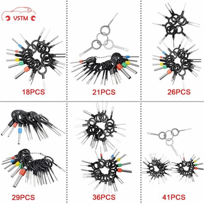 Kit De Dépose De Garnitures Auto 7 Pièces - Outils Ergonomiques Pour Portières, Clips, Vitres - Acier Inox - 13