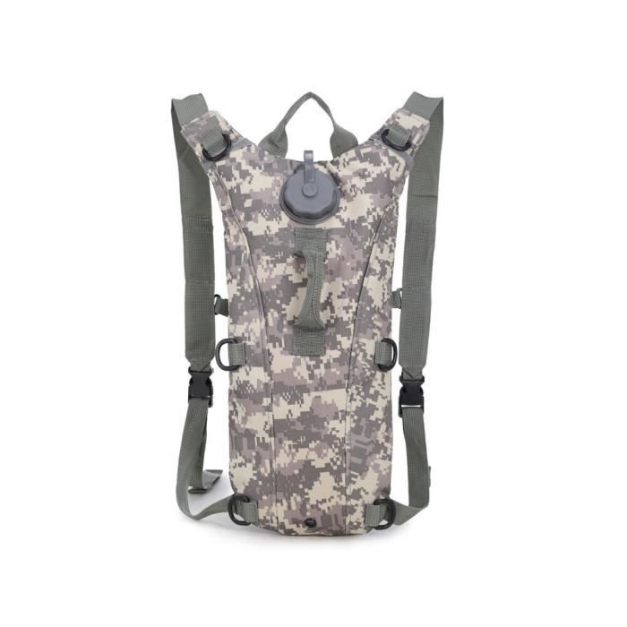 Pochette D'hydratation Tactique 1,5 L - Système MOLLE, Cordura 500D, Couleur Coyote (neuf)