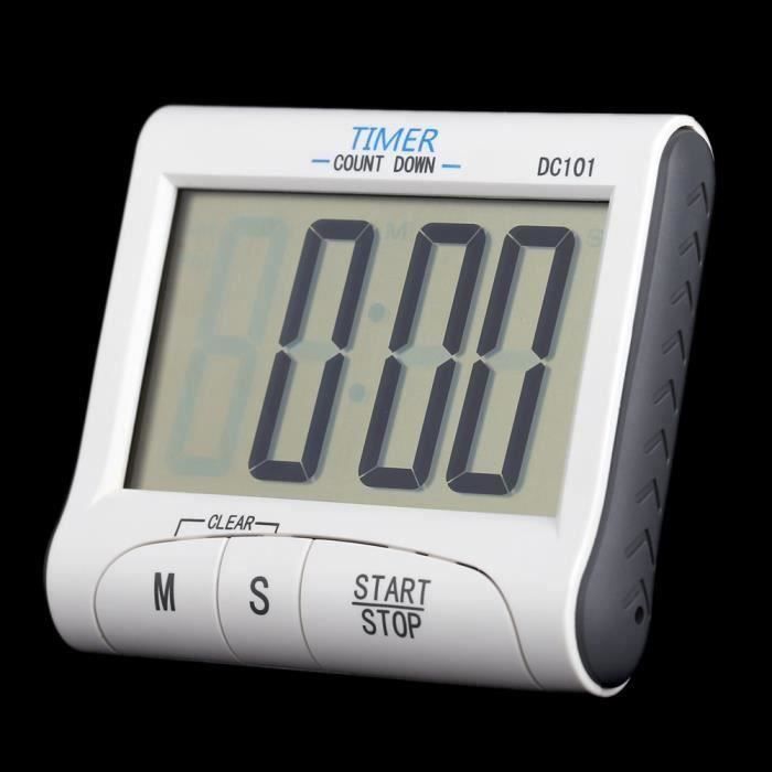 LCD Minuterie Minuteur Timer Compteur Electronique Numerique Alarme Pr Cuisine