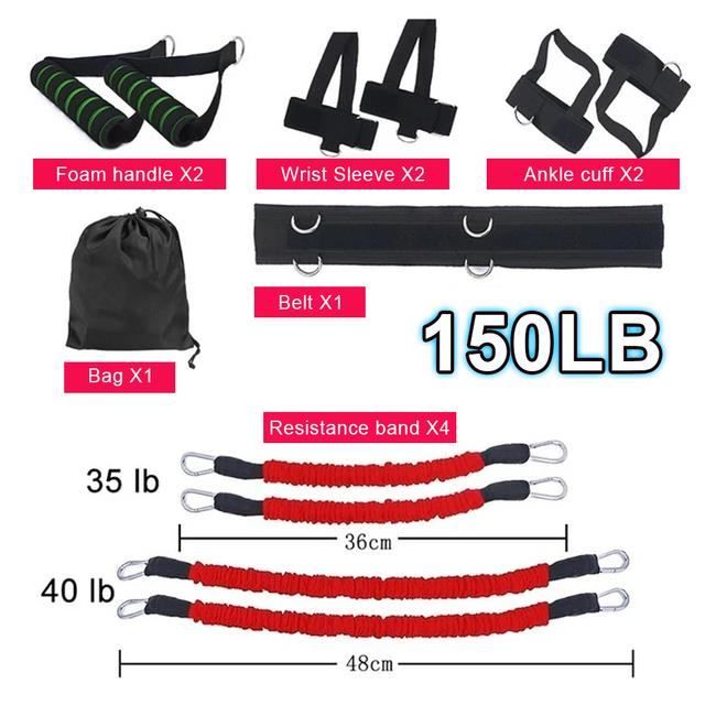 Corde De Tension De Fitness | Équipement D'entraînement Des Abdominaux | Corde De Traction à 6 Tubes, équipement De Fitness Pour Abdominaux, Taille