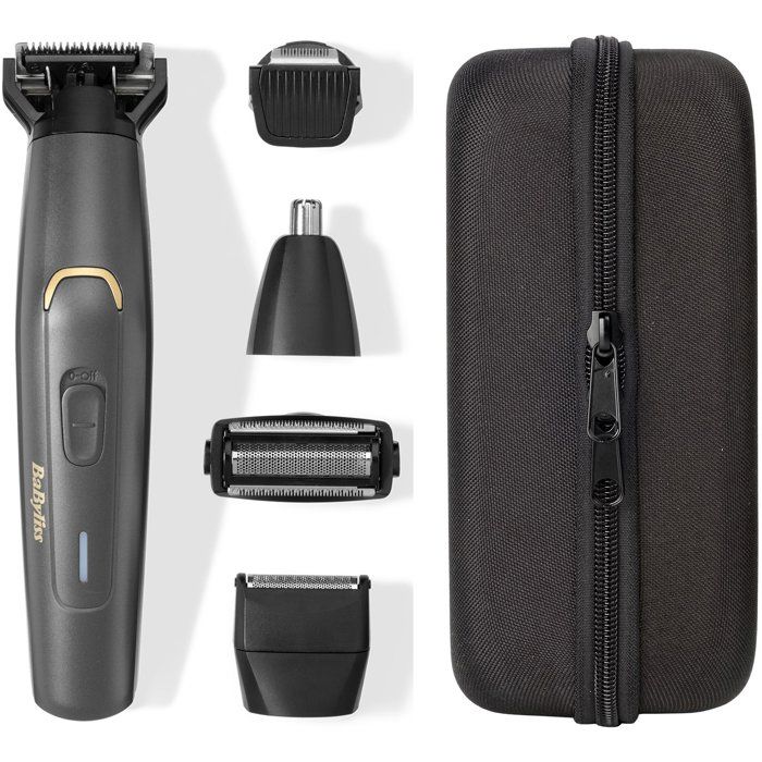 Babyliss Tondeuse multifonction 12 en 1 - P1364E - Lames graphite - Waterproof - Kit complet
