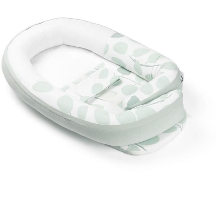 Babymoov Reducteur De Lit Doomoo Cocoon Leaves Aqua Green Cdiscount Puericulture Eveil Bebe