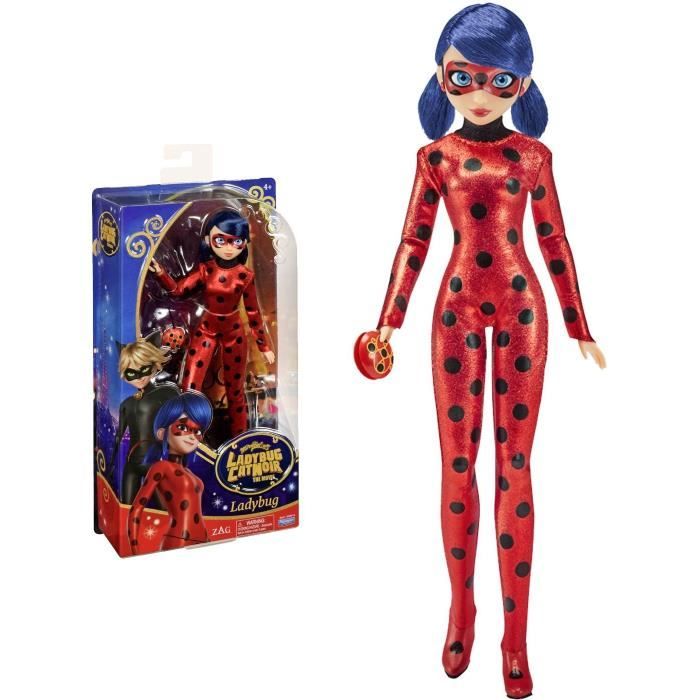 Poupée articulée Ladybug Marinette de Miraculous - BANDAI - Cdiscount Jeux  - Jouets