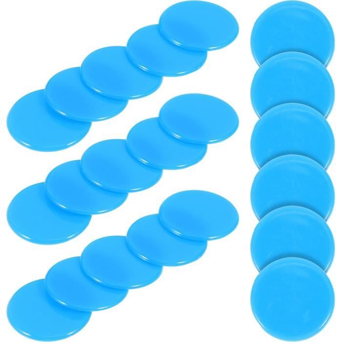 100 Jetons De Comptage Jaunes Pour Jeux - Marqueurs Bingo, Poker, Apprentissage Math - Matériel ABS - 8