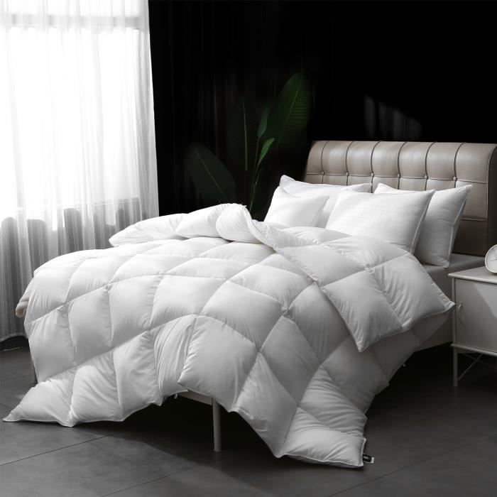 DAFINNER Couette naturelle en plume et duvet d