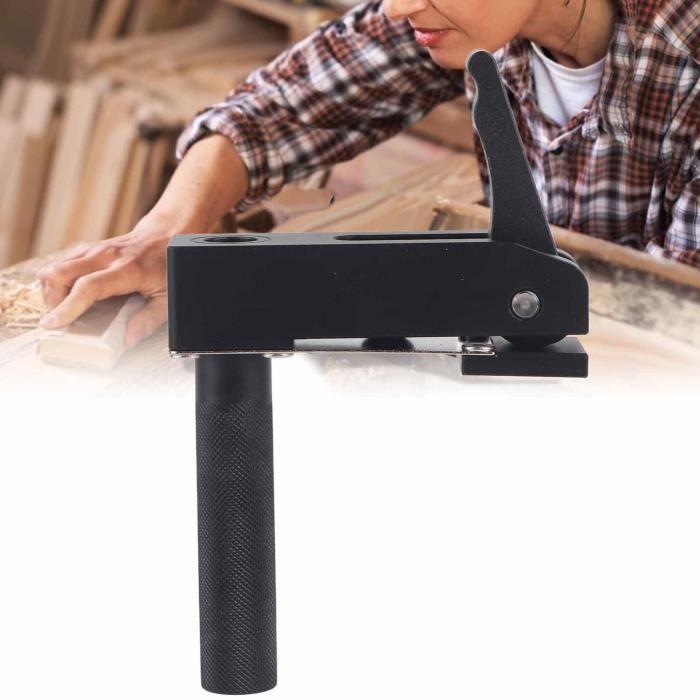 Pinces D’établi Pour Travail Du Bois – Avec Coussinets Silicone, 2 Tailles, Fixation Rapide | Idéal Perçage, Ponçage, Routage
