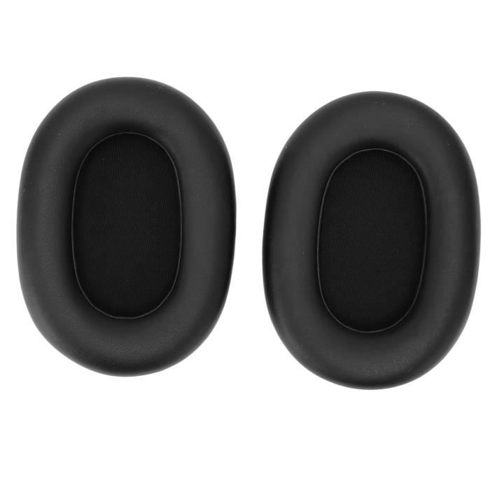 Coussinets D'oreille De Remplacement Pour Casque Sennheiser RS165, RS175, RS185 - Paire Noire