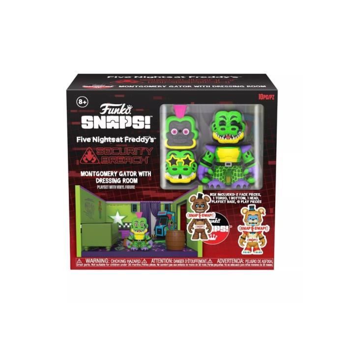 Figurine Snap Five Nights At Freddy' Rr Playset Gator' Room - vue 2