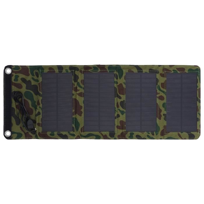 Panneau Solaire Portable 8W 5V - Chargeur USB Pour Téléphone En Camping & Randonnée | Silicium Polycristallin Léger