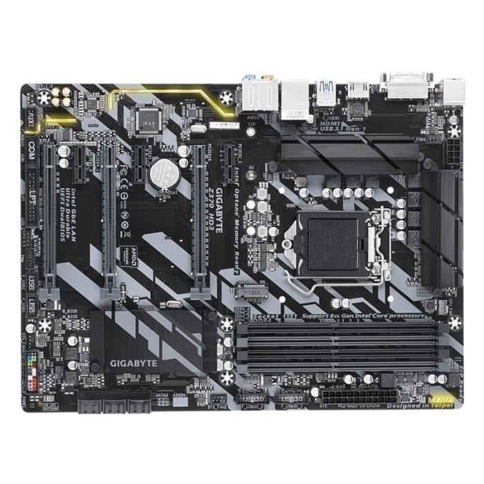 Carte mère Gigabyte GA-Z370 HD3 DDR4 DDR4 LGA 1151v2 - Gigabyte