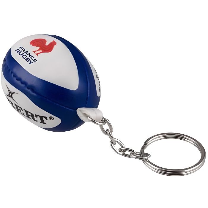 Porte clés rugby France Rugby - Gilbert TU Blanc