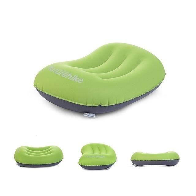 Modern Advantage Oreiller de voyage gonflable pour avion avec fond supplémentaire réglable, support de la tête Modern Advantage Oreiller de voyage gonflable pour avion avec fond supplémentaire réglable, support de la tête