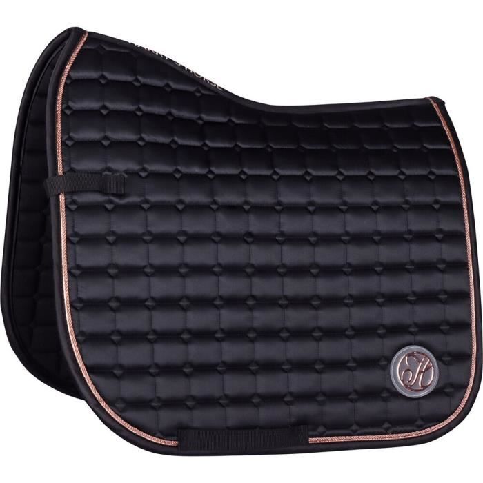 Tapis de selle Rope noir Riding World | OHLALA