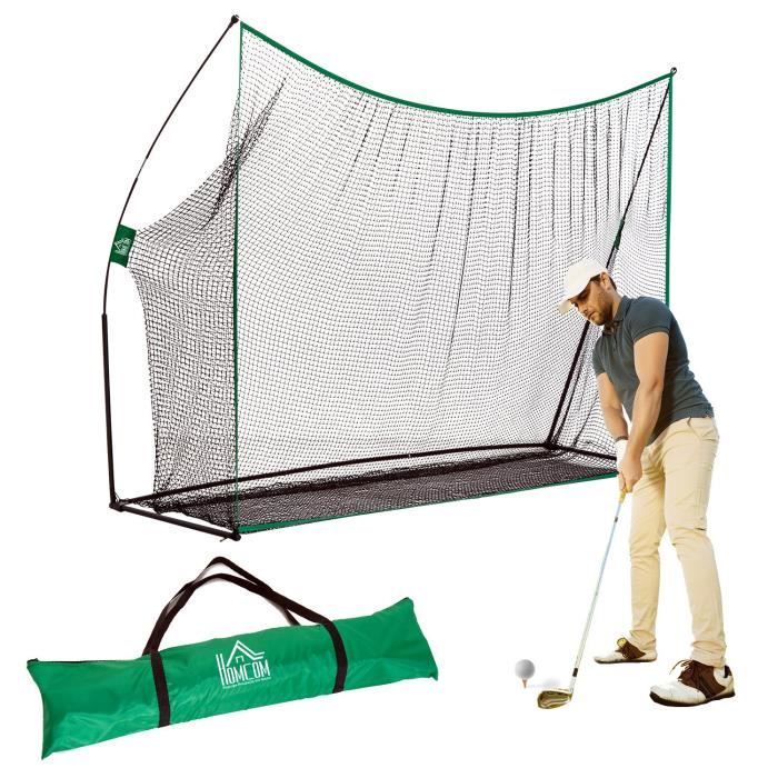 Filet d'entrainement golf XXL filet golf driving polyester tetoron haute résistance 306L x 90l x Filet d'entrainement golf XXL filet golf driving polyester tetoron haute résistance 306L x 90l x