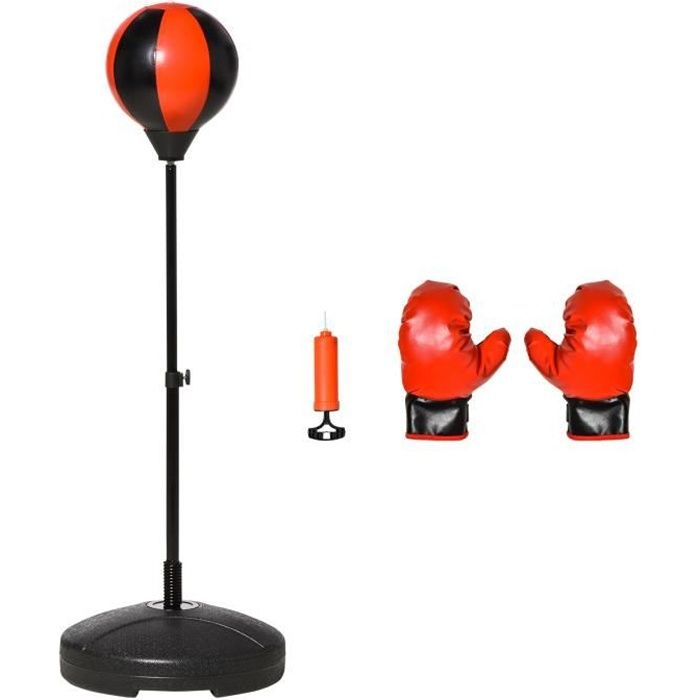 Punching ball sur pied pour enfant hauteur r glable 90 120 cm base