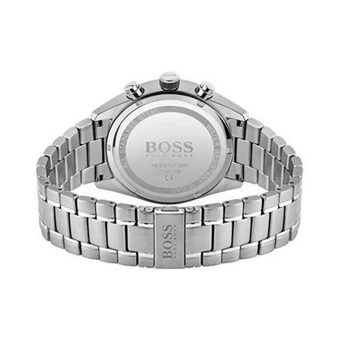 hugo boss - montre hommes - quartz - chronographe - bracelet acier inoxydable argent - 1513871