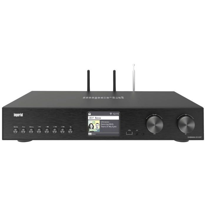 Imperial DABMAN i510 BT Tuner Hi-Fi pour radio Internet noir Bluetooth® DAB+ USB WiFi radio Internet