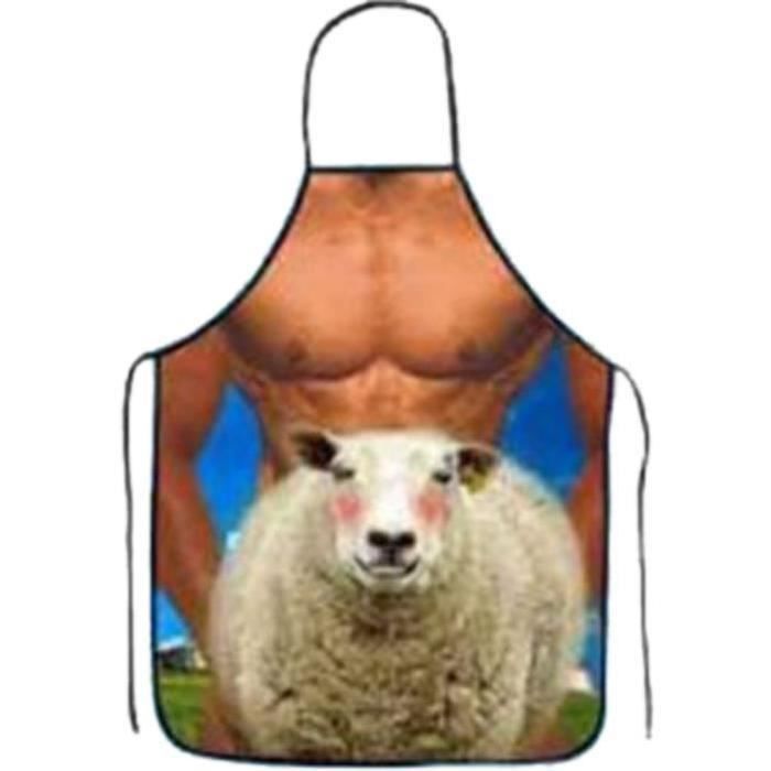 Tablier De Cuisine Humoristique Homme Mouton Cuisine Cadeau Deguisement Humour Noel 121 Cdiscount Maison
