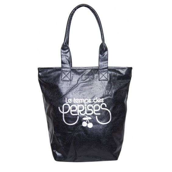 SAC LE TEMPS DES CERISES BRONZE 2 Noir/Argent