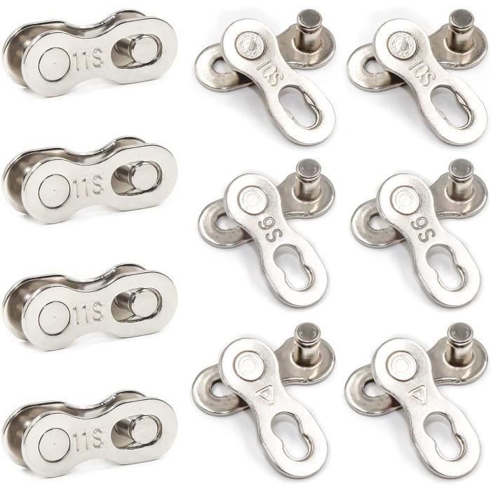 Maillon De Chaîne De Véto Réutilisable Argent 11 Vitesses - Pour Réparer Ou Raccourcir Une Chaîne - 2