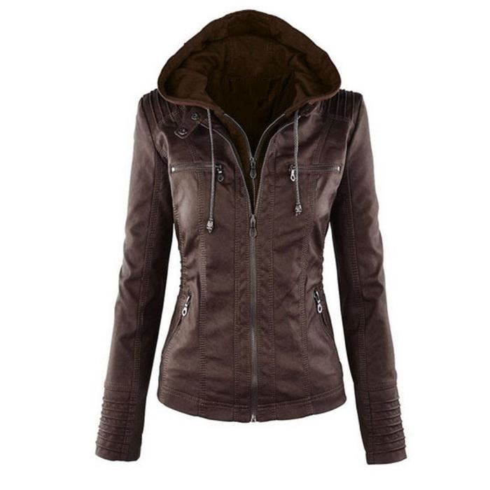 Gilet Long Noir Femme Manteau Long Cardigan Femme à Capuche