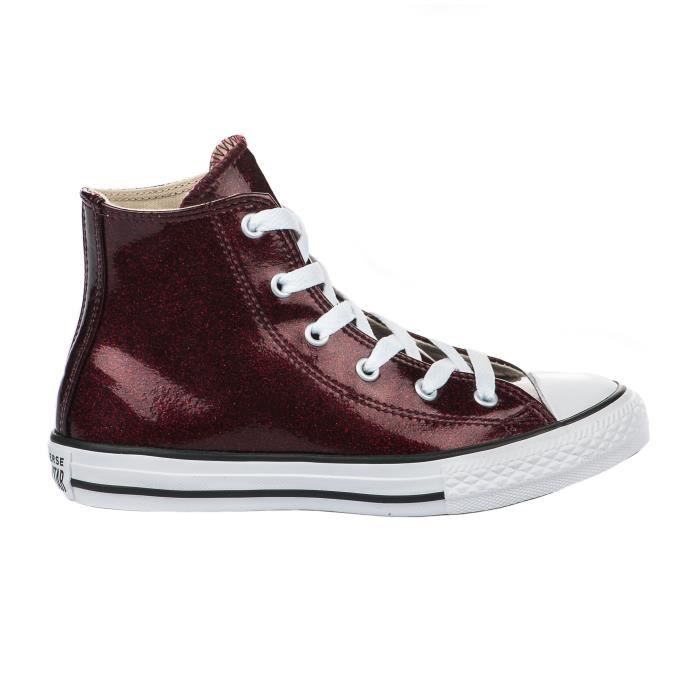 converse femme rouge bordeaux