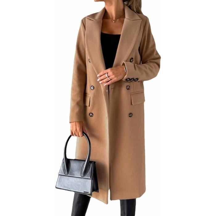Manteau Femme Hiver Duffle Coat élégant - Chaud Coupe-vent - Trench Chic Automne Hiver