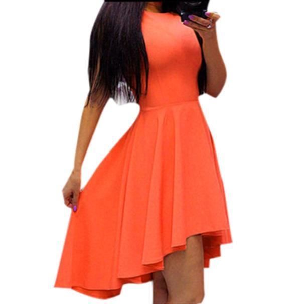robe patineuse orange