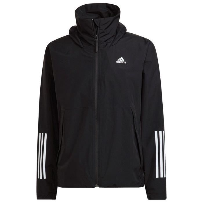 Veste - ADIDAS - BSC 3 Stripes RAIN.RDY - Imperméable - Capuche ...
