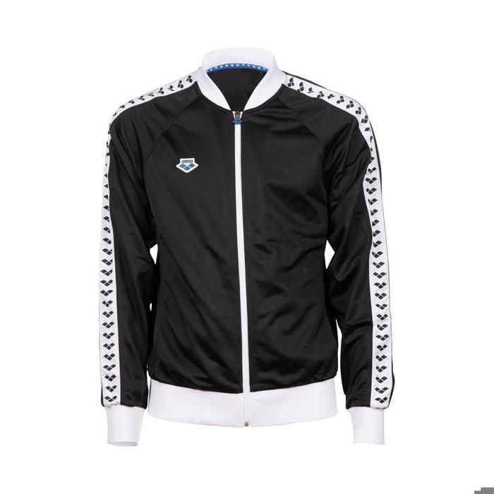 Veste de survêtement Arena M Relax IV - black/white/black Veste de survêtement Arena M Relax IV - black/white/black