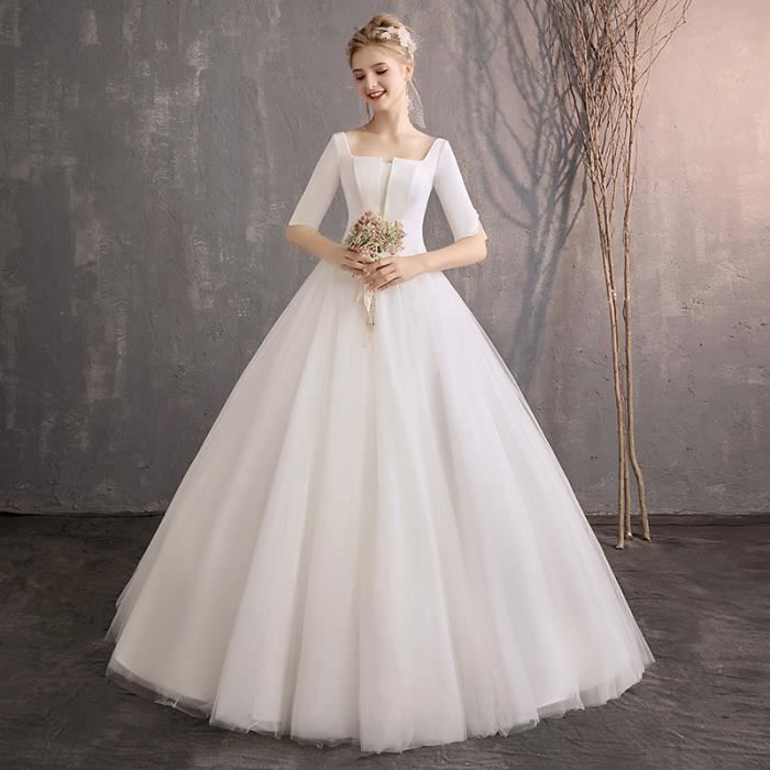 robe simple mariee