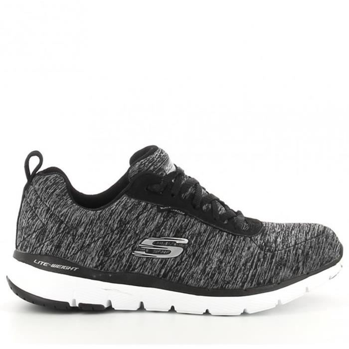 BASKET SKECHERS FLEX APPEAL 3 JER SEE NOIRE