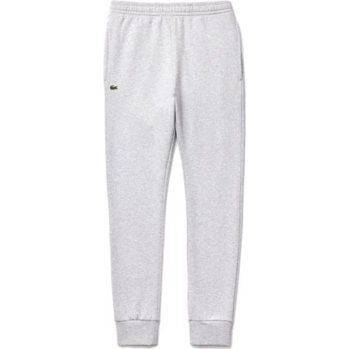 Pantalon de survêtement Lacoste - Réf. XH9507-CCA. Couleur : Gris. Détails.  - Taille élastique avec cordon de serrage à l'intérieur. Gris - Cdiscount  Prêt-à-Porter