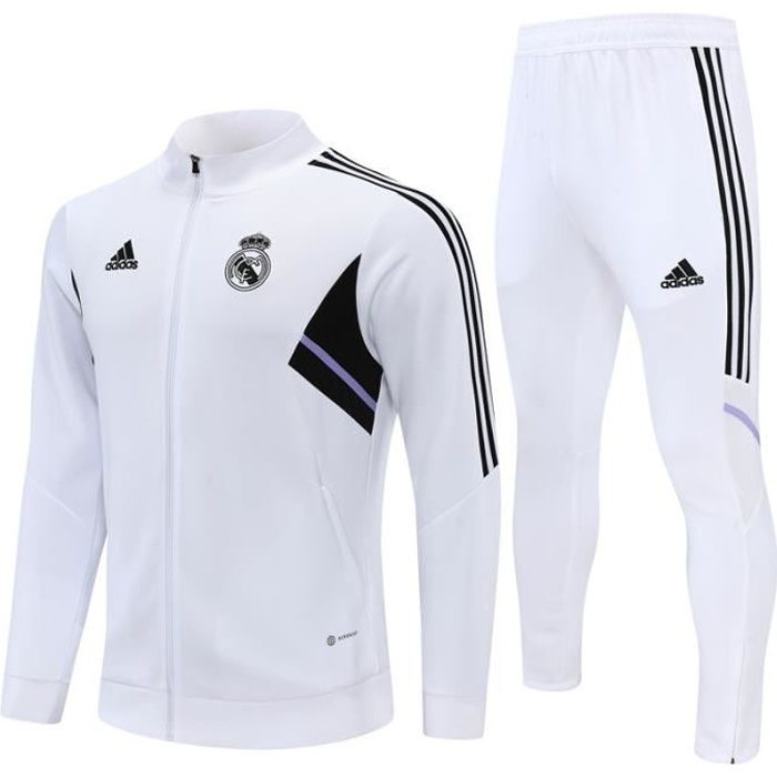 Ensemble survetement de Foot REAL MADRIDx Veste Zippee Maillot de Foot 22 23 Vetements Maillot de Football Homme Adult Cdiscount Sport