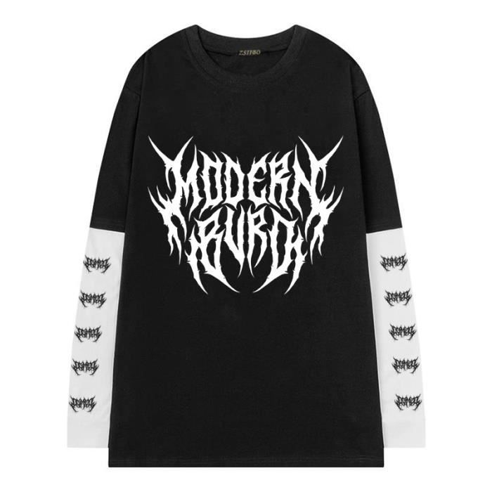 T-shirt EVISU Unisexe Ample - Imprimé Hip-hop, Manches Courtes, Coton - Taille 2XL, Noir, Neuf Avec étiquettes