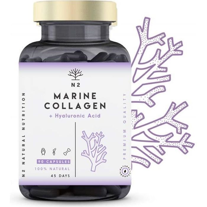 Poudre Nutrition Pro Collagène Marin & Acide Hyaluronique – 300g – Anti-âge & Bien-être – Valable Jusqu'à 05/2027