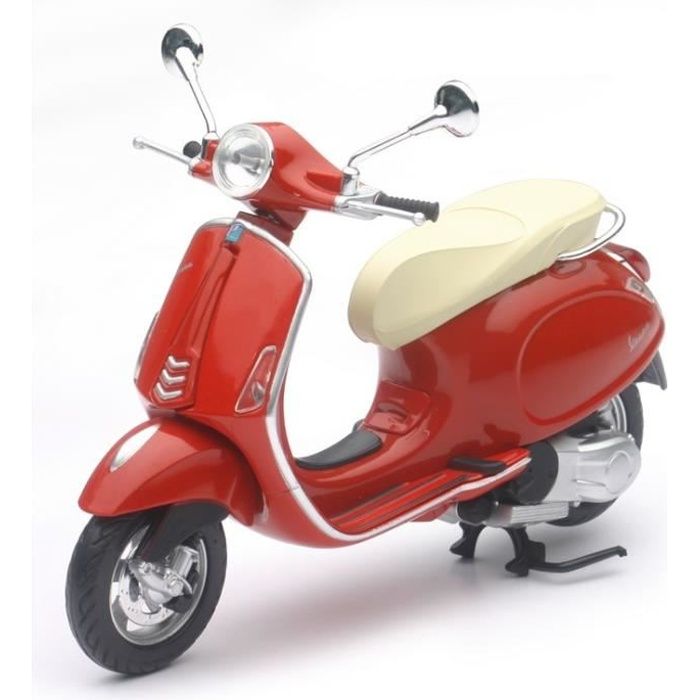 New Ray Vespa 1/6ème Blanche – Miniature Diecast Vintage, Objet Déco Et Collection Pour Fans