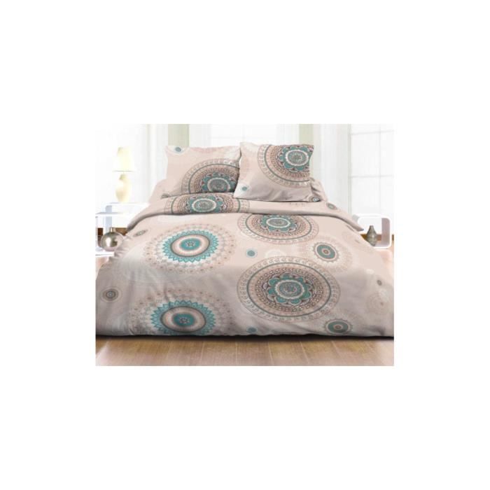 Parure De Lit Melli Mello – Satin De Coton 100% – 240x220cm – Motif Fleuri – Multicolore