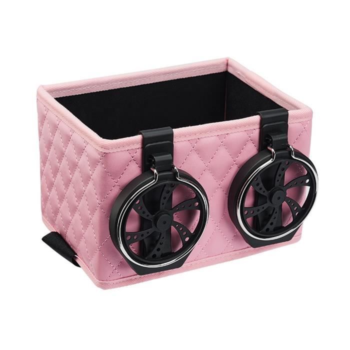 Housse D'accoudoir Central Voiture En Cuir Microfibre - 30x20 Cm, Mousse Mémoire De Forme | Pour Petites Voitures, Rangement Latéral