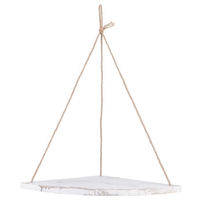 Étagère D'affichage Blanche En Bois - Prête à Poser, Une Tablette, Style épuré - Neuf (peut Avoir De Petits Défauts)