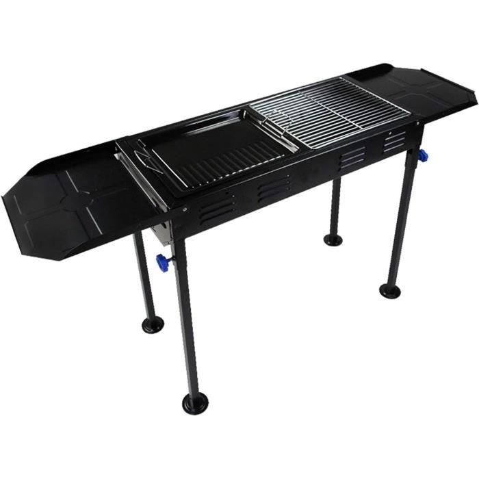 Grille de poêle de 35 cm Four à charbon de bois coréen en acier inoxydable, barbecue, poêle